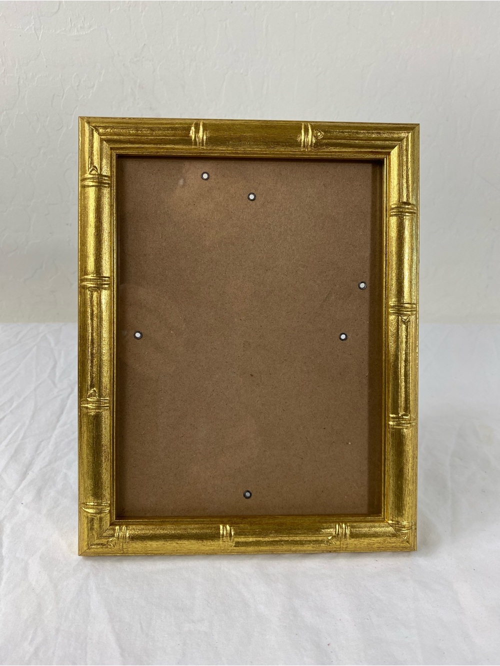 Malden Gold Bamboo-Style Photo Frame tabletop Desk 8x6